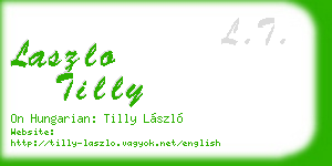 laszlo tilly business card